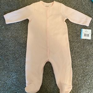 Light pink feetie onesie 6 month new
